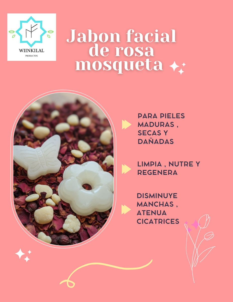 Diseño promocional de jabón natural WIINKILAL.